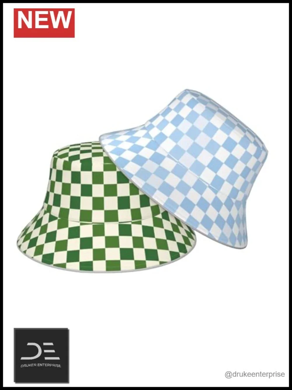 Reversible Bucket Hat with UV Protection for Women Men